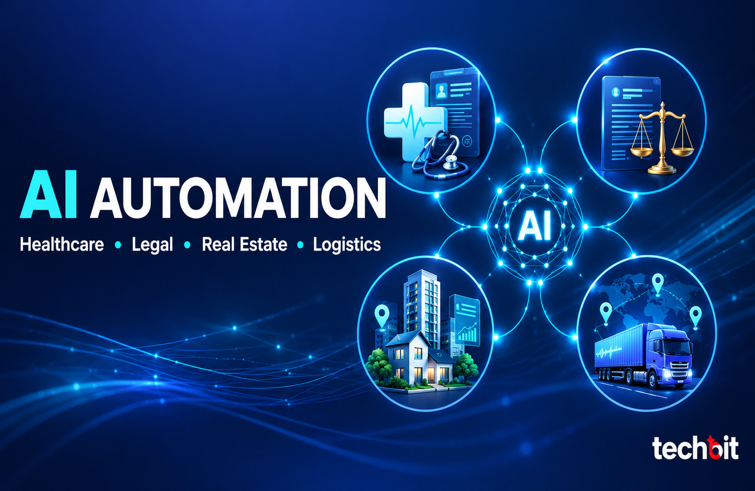 AI Automation Is Transforming Healthcare, Legal, Real Estate, and Logistics Industries